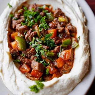 Hummus with Lamb